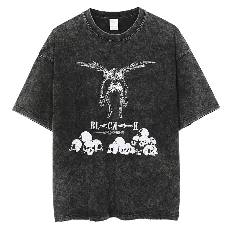 Oversize & Vintage "Shinigami" Shirt