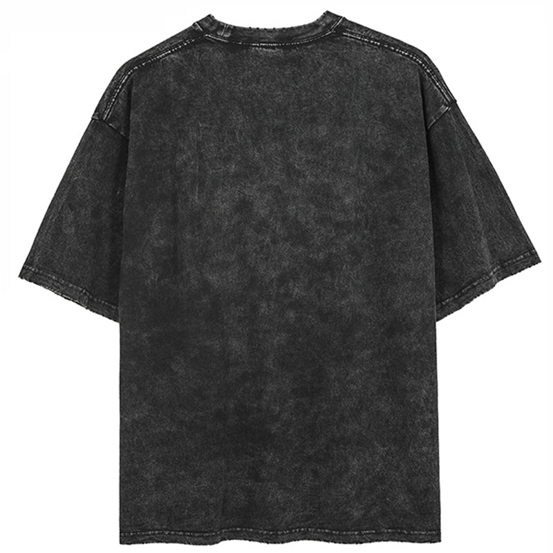 Oversize & Vintage "World in Pain" Shirt