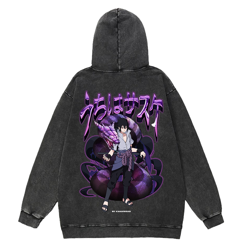 *New* Hoodie - "Sasuke X Manda"