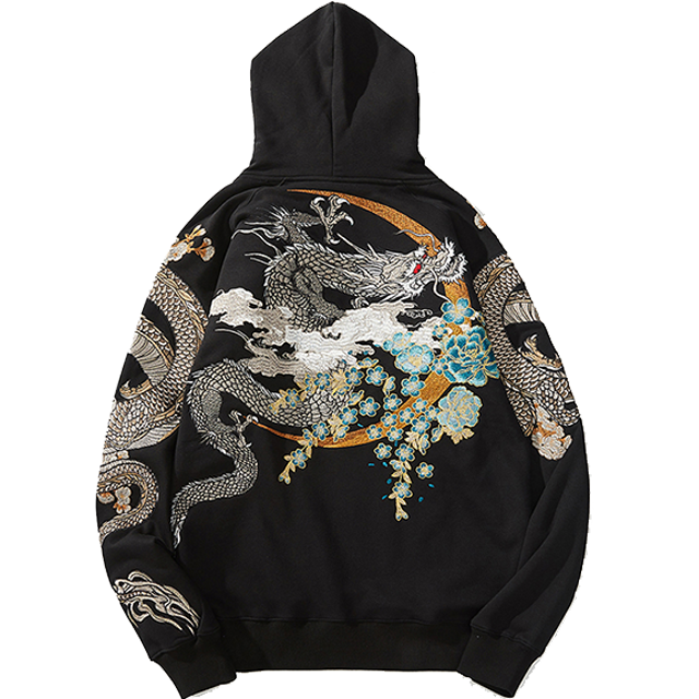 Hoodie Premium - "Chinese Dragon" (embroidyment)