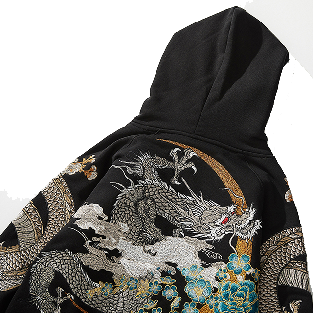 Hoodie Premium - "Chinese Dragon" (embroidyment)