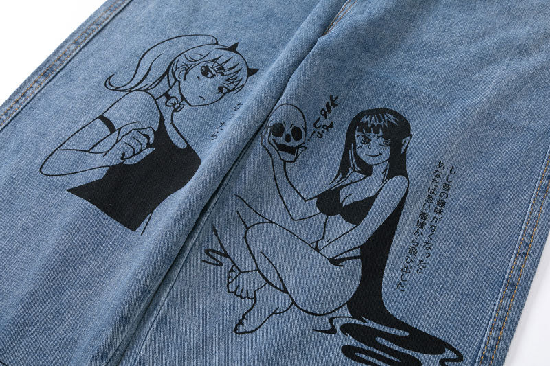 Jeans - "Anime B/W"